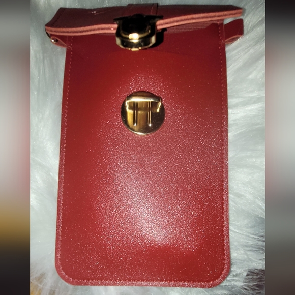 Cute red card and phone holder bag - Picture 2 of 4